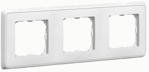 Рамка горизонтальная Legrand Cariva 3-м. белый картинка